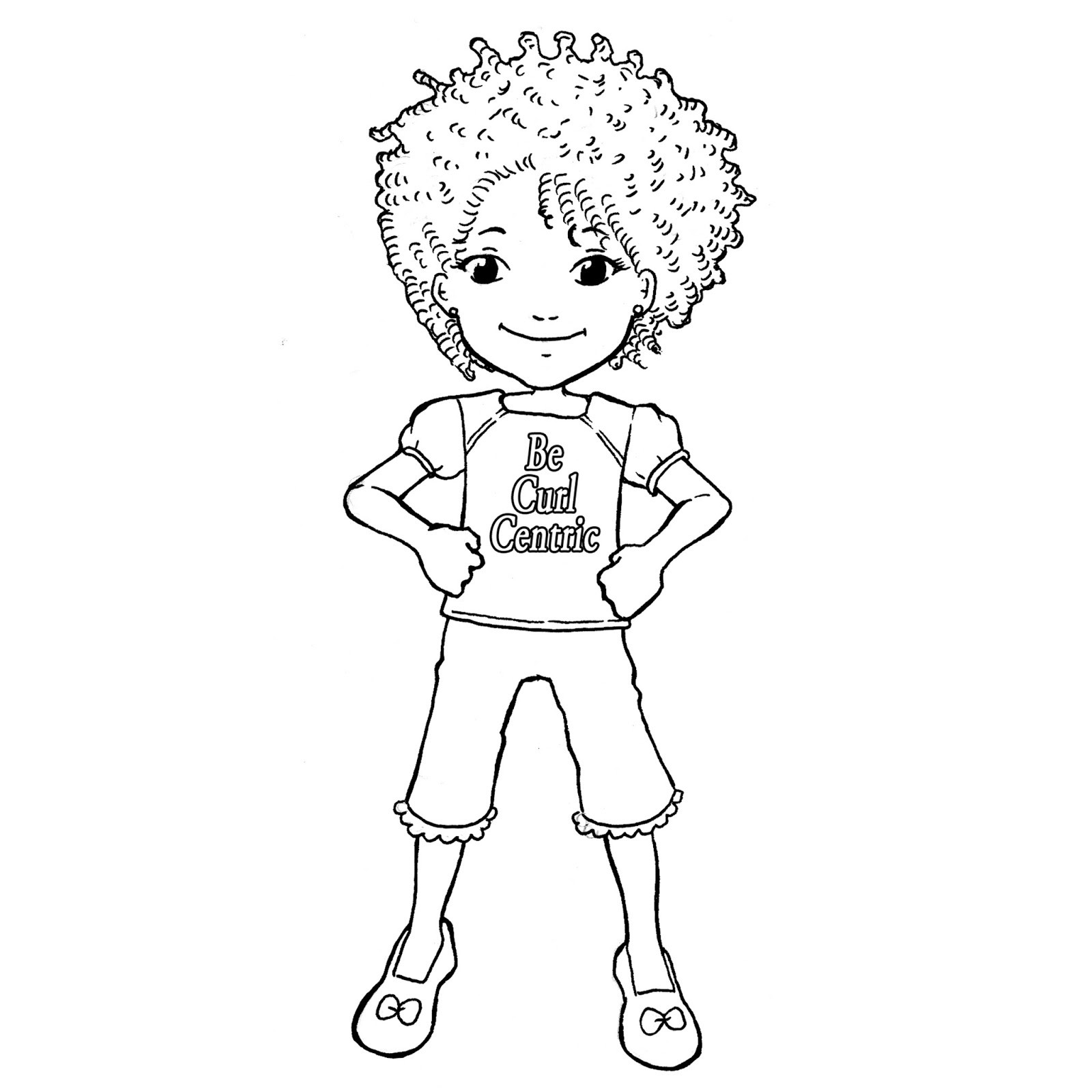 Hair Coloring Book
 Curl Centric Presents the Curly Kids Coloring Book