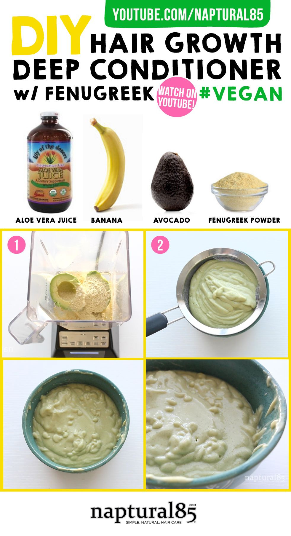 Best ideas about Hair Growth Treatment DIY
. Save or Pin I ve been meaning to try a mask with banana and avocado Now.