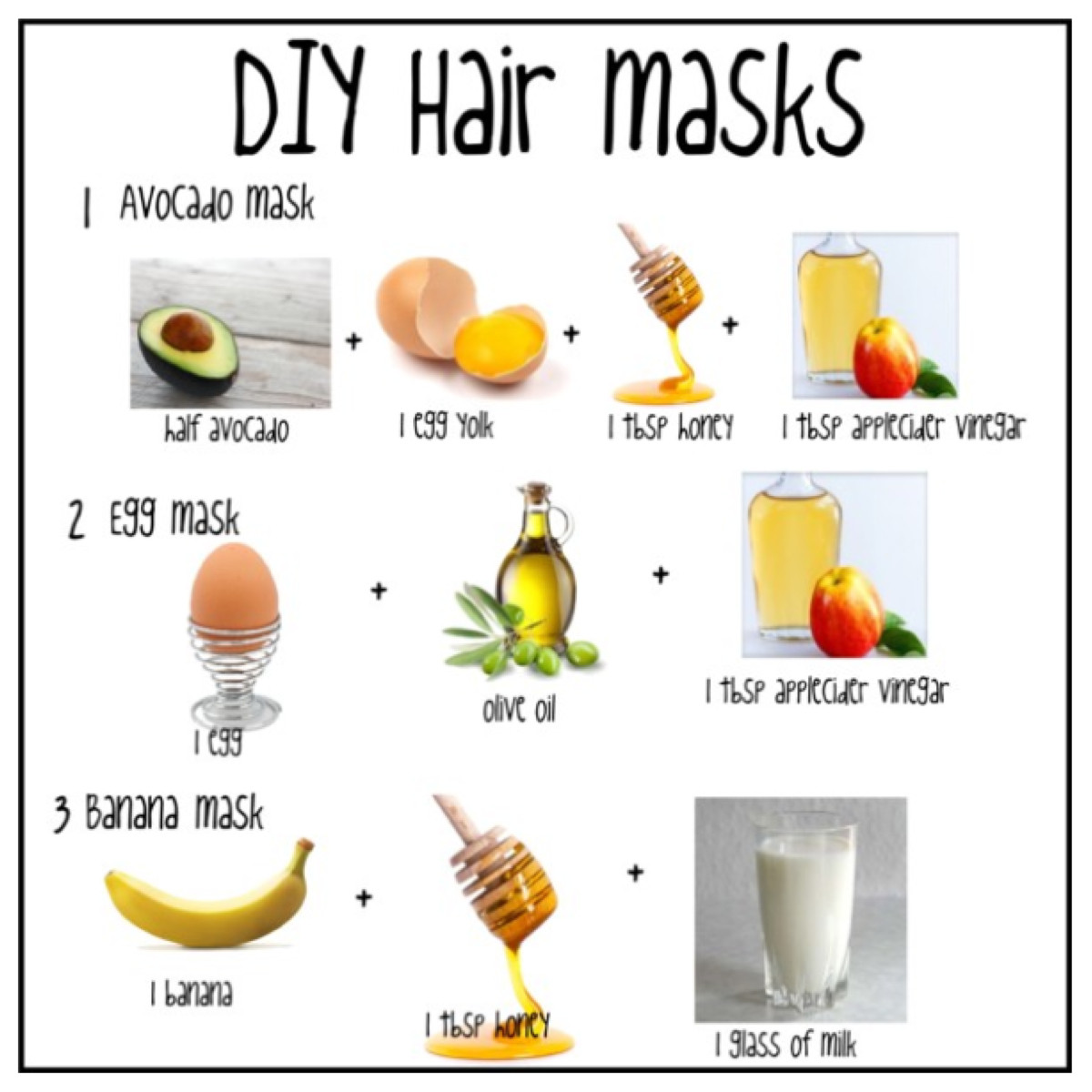Hair Mask DIY
 DIY Hair Masks