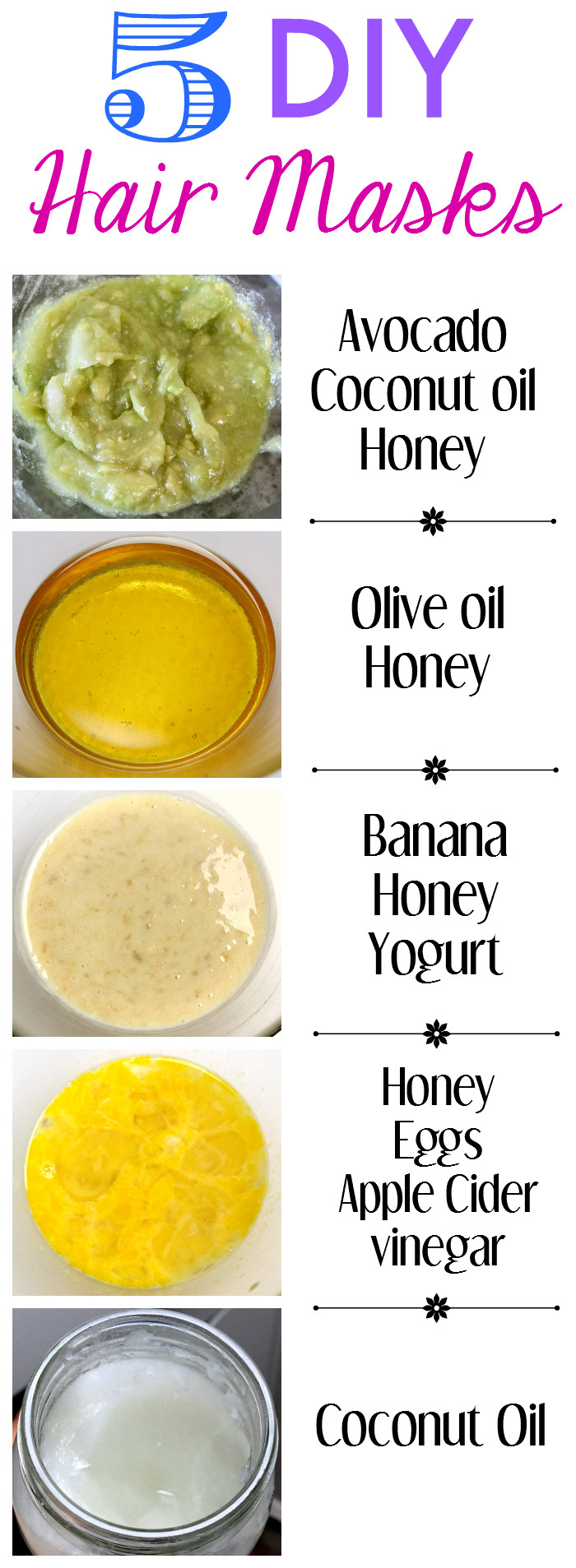 Best ideas about Hair Masks DIY
. Save or Pin 5 DIY Hair Masks You Can Make at Home Now.