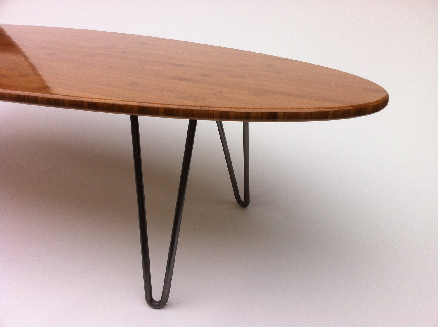 Best ideas about Hairpin Coffee Table
. Save or Pin 47″ Surf Board Shaped Elliptical Mid Century Modern Coffee Now.