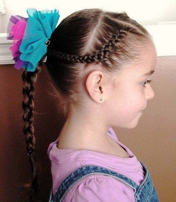 Hairstyle For Little Girls
 Sweet Chearleading Hairstyles for Little Girls