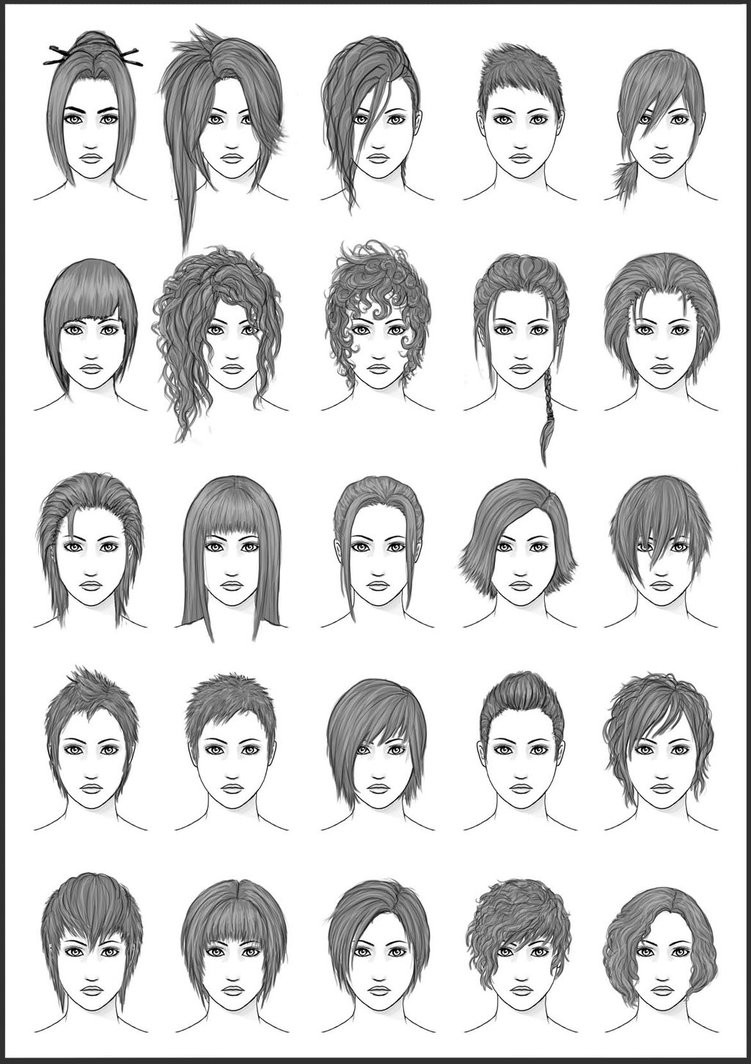 Best ideas about Hairstyles Drawing Male
. Save or Pin Women s Hair Set 4 by dark sheikah on DeviantArt Now.