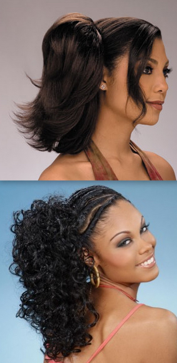 Hairstyles For Black Hair
 Ponytail Hairstyles for Black Women Hairstyle for black