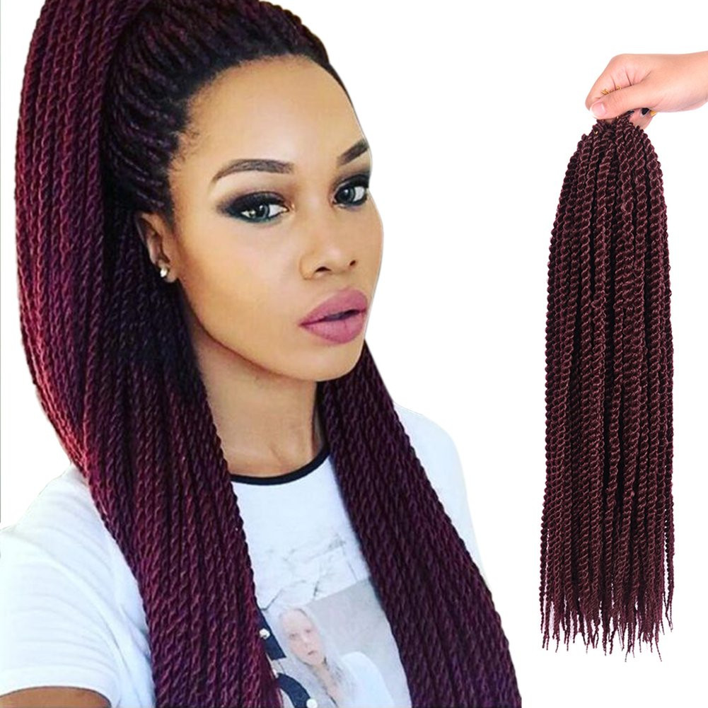 Hairstyles For Crochet Senegalese Twist
 Amazon Befunny 8Packs 18" Senegalese Twist Crochet