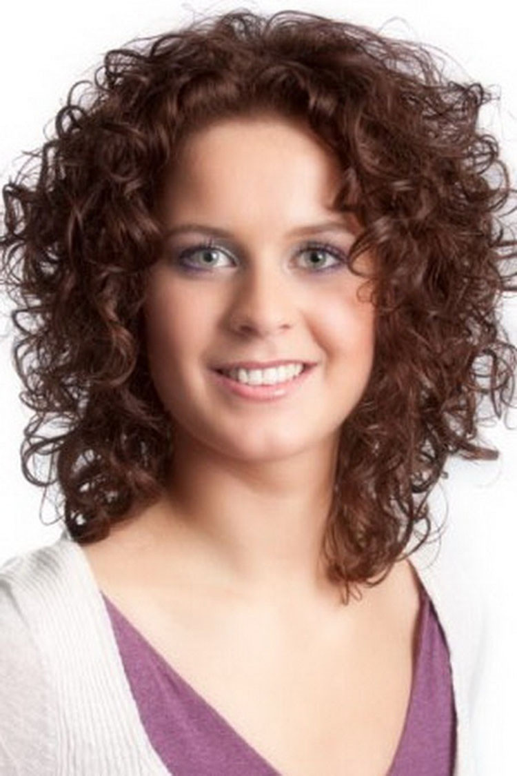 Hairstyles For Curly Hair
 Sensational Medium Length Curly Hairstyle For Thick Hair