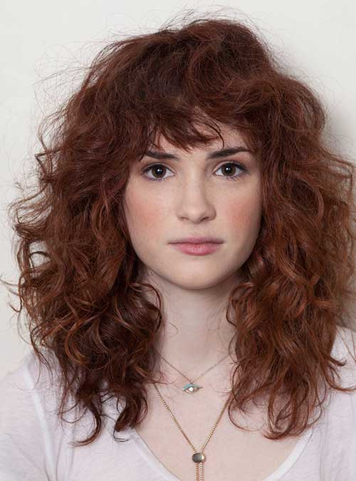 Hairstyles For Curly Hair With Bangs
 15 Beautiful Hairstyle Pics for Curly Hair crazyforus