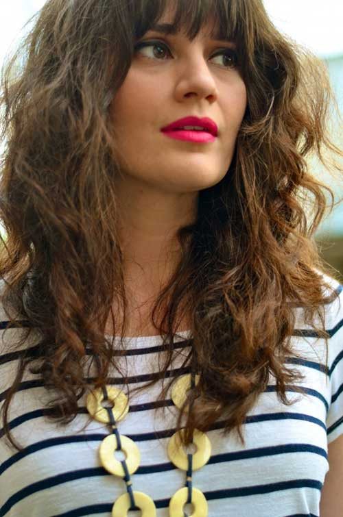 Hairstyles For Curly Hair With Bangs
 30 Best Curly Hair with Bangs