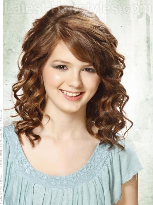 Hairstyles For Curly Hair With Bangs
 Bangs and Fringes for Curly Hair