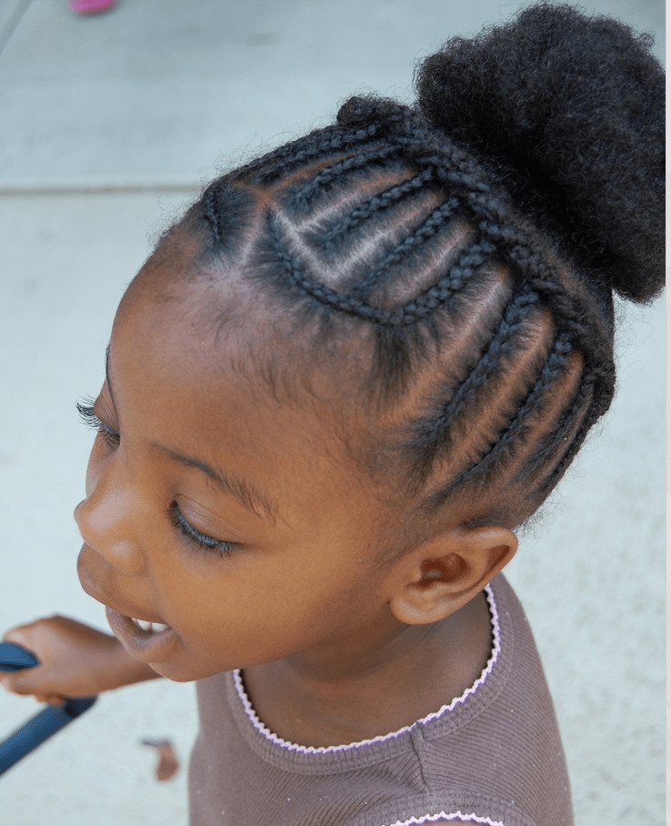 Hairstyles For Little Girls With Natural Hair
 Cute Braid Styles For Girls Simple and Trendy