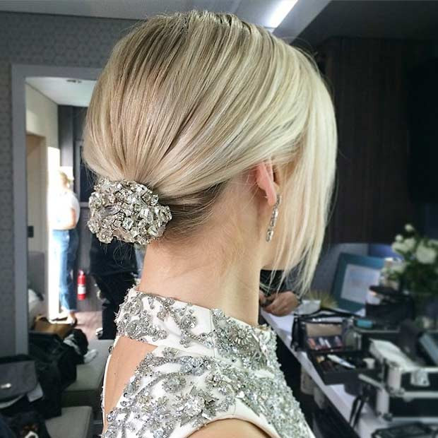 Hairstyles For Medium Hair Updos
 31 Wedding Hairstyles for Short to Mid Length Hair