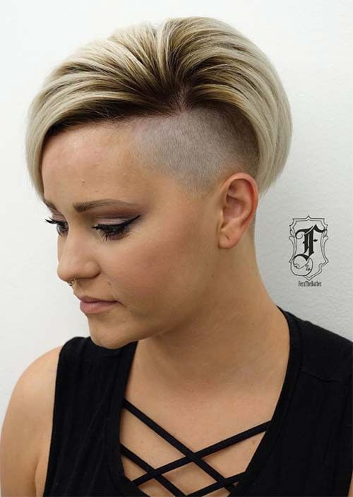 Hairstyles For Undercut
 51 Edgy and Rad Short Undercut Hairstyles for Women Glowsly