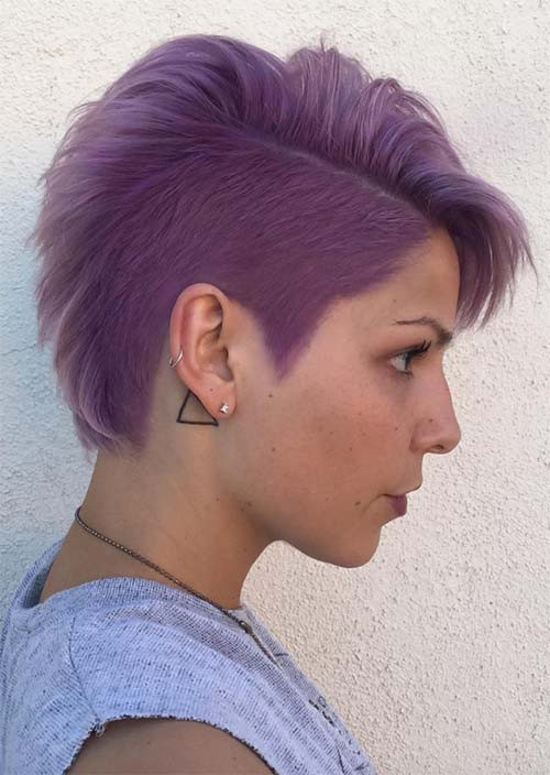 Hairstyles For Undercut
 51 Edgy and Rad Short Undercut Hairstyles for Women Glowsly