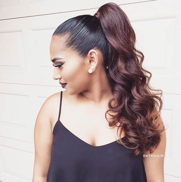 Hairstyles Ponytails
 25 Elegant Ponytail Hairstyles for Special Occasions