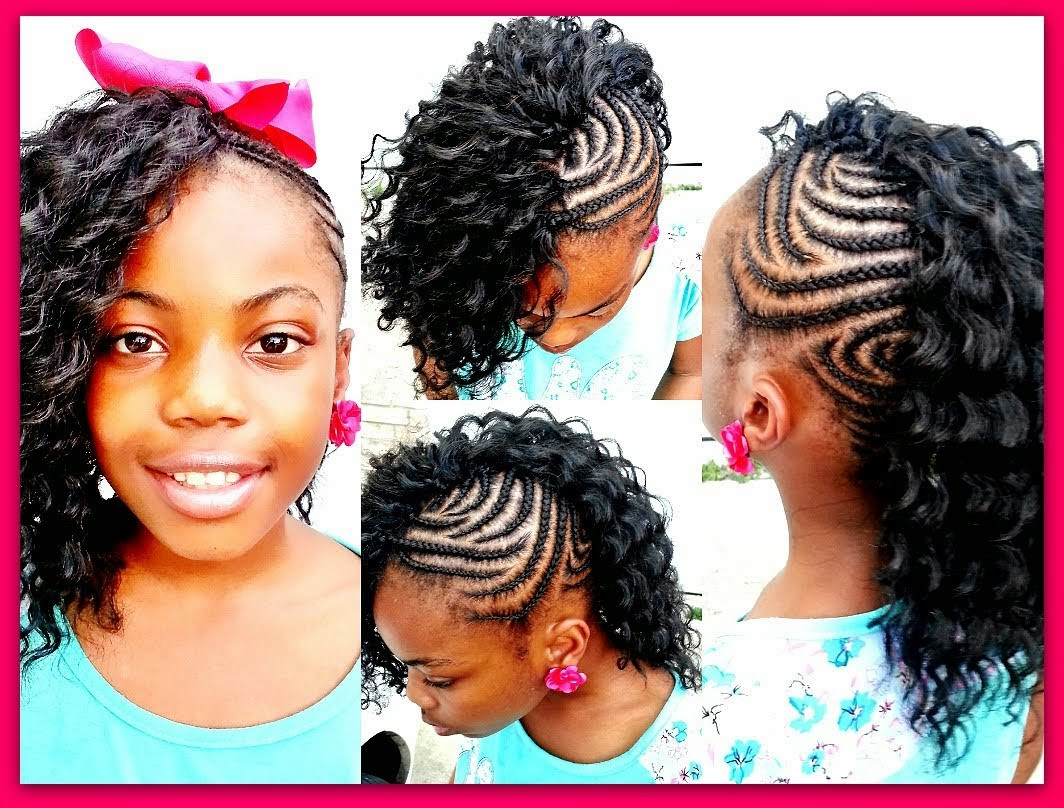 Hairstyles With Weave For Kids
 Little Girl Braid Hairstyles With Weave