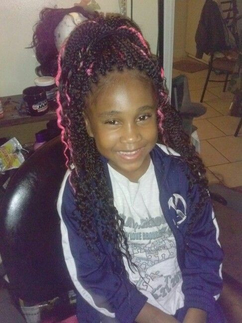 Hairstyles With Weave For Kids
 Kids box braids Weaves and braids Pinterest