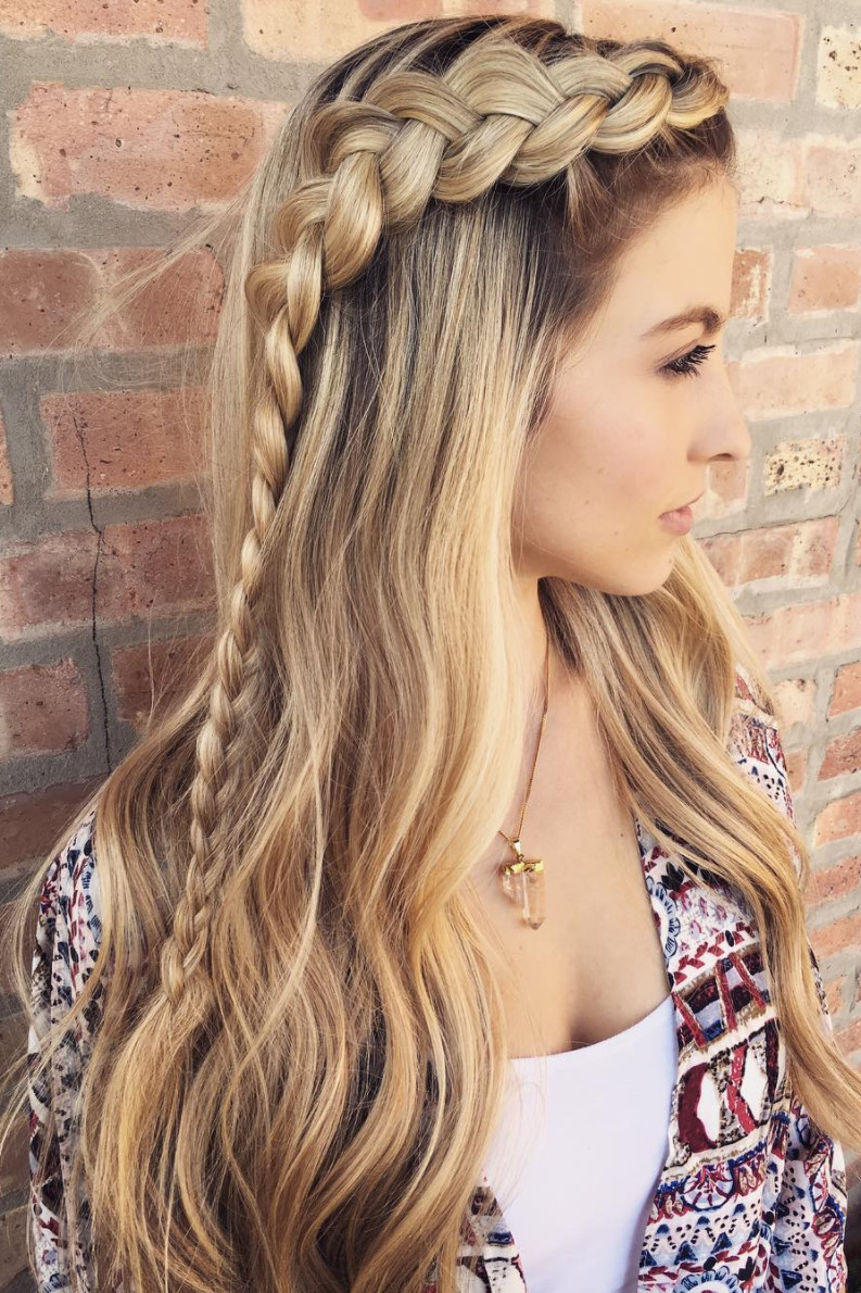 Half Braid Hairstyles
 The Best Braids For Your Face Shape Southern Living
