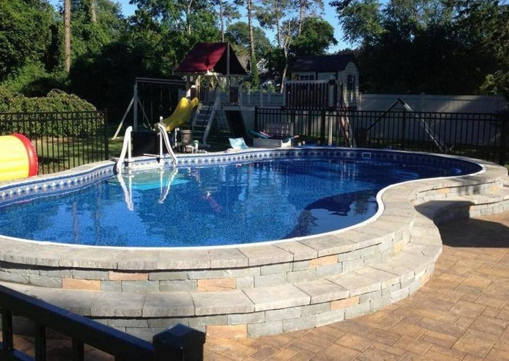 Best ideas about Half Inground Pool
. Save or Pin Awesome Ideas Semi Inground Pool Kits — Cookwithalocal Now.