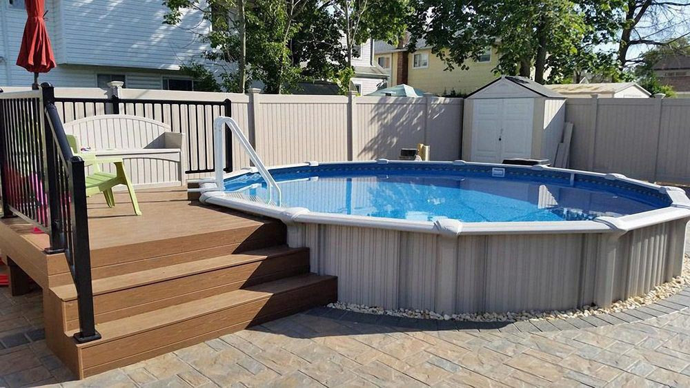 Best ideas about Half Inground Pool
. Save or Pin Ideas and Benefits of a Semi Inground Pool Now.
