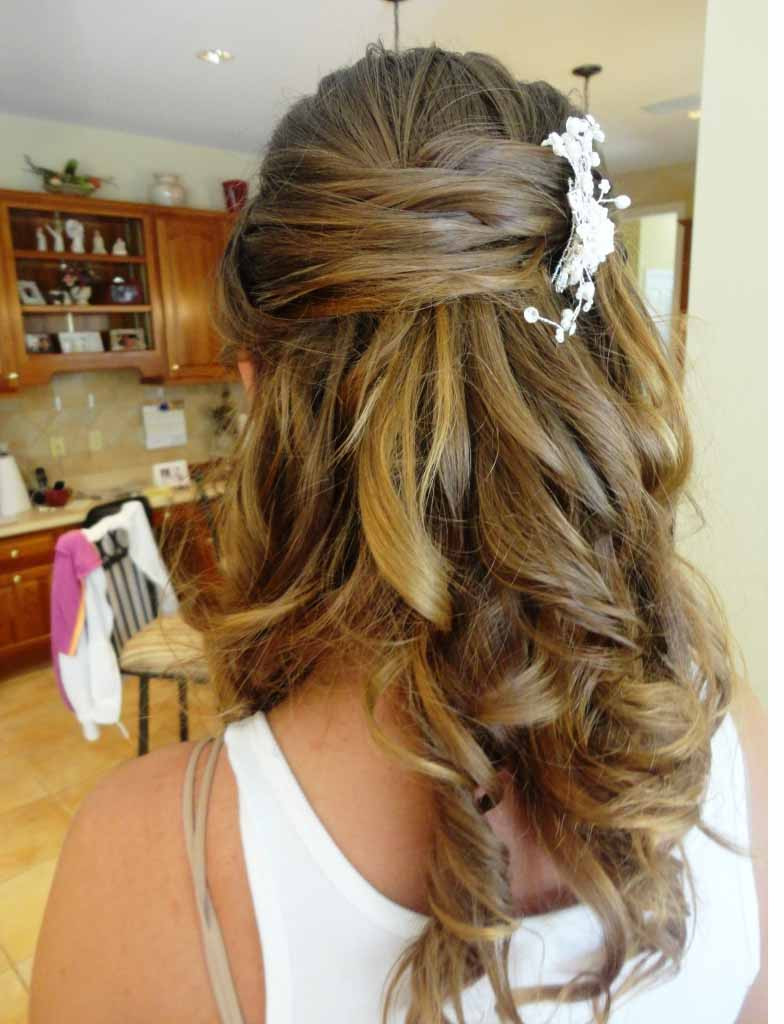 Half Up Half Down Wedding Hairstyles For Bridesmaids
 Half Up Half Down Wedding Updos Hairstyles For Medium