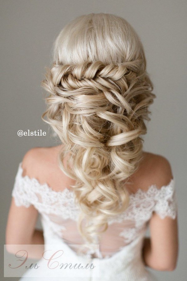 Best ideas about Half Up Wedding Hairstyles
. Save or Pin 40 Stunning Half Up Half Down Wedding Hairstyles with Now.