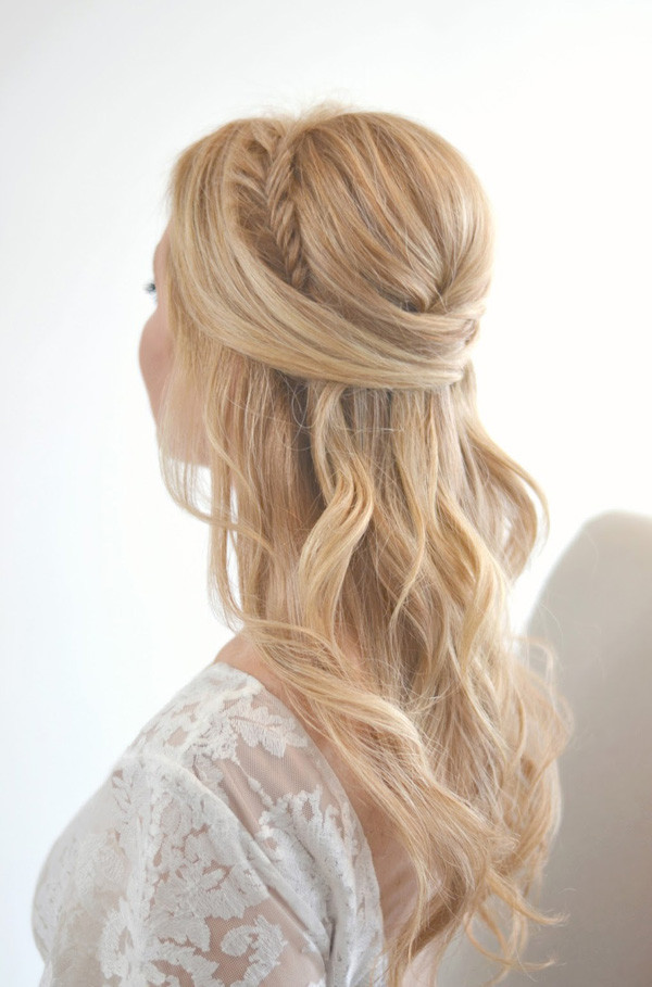 Best ideas about Half Up Wedding Hairstyles
. Save or Pin 20 Awesome Half Up Half Down Wedding Hairstyle Ideas Now.