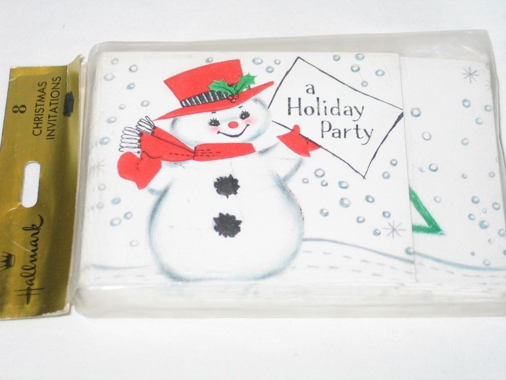Best ideas about Hallmark Birthday Invitations
. Save or Pin 8 Vintage Hallmark Christmas Snowman Holiday Party Now.