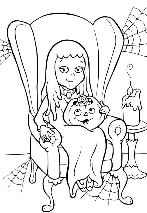 Halloween Coloring Pages For Girls
 Halloween Free Coloring Pages Halloween Coloring Pages