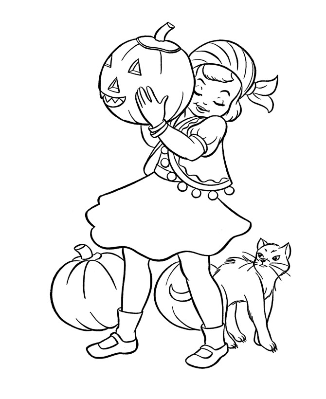 Halloween Coloring Pages For Girls
 halloween coloring pages