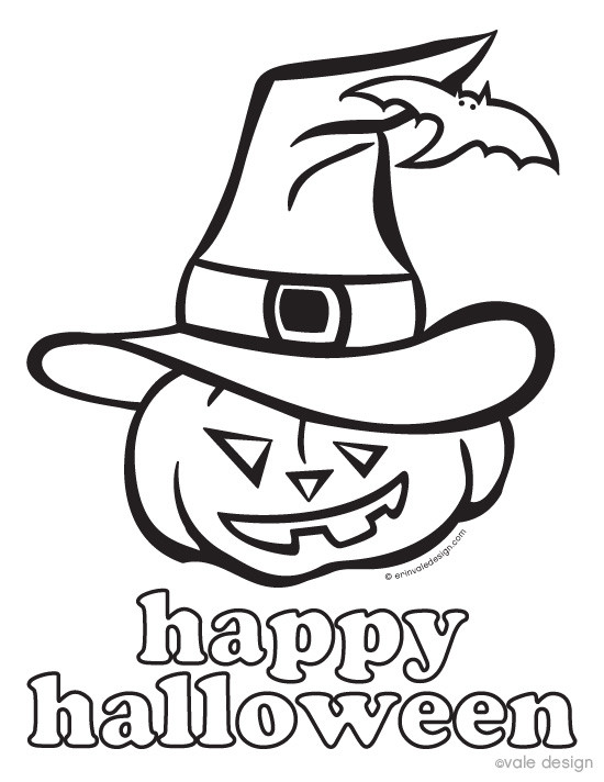 Halloween Coloring Pages For Kids Free
 Free Printable Halloween Coloring Pages For Kids