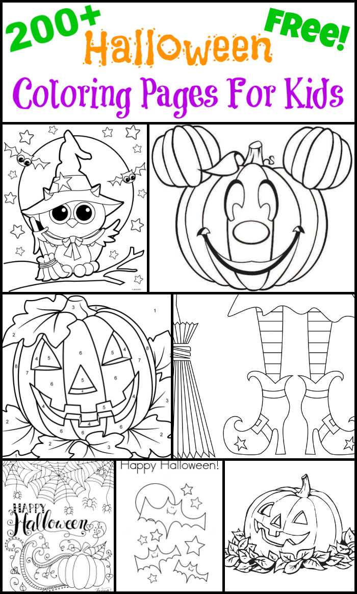 Halloween Coloring Pages For Kids Free
 200 Free Halloween Coloring Pages For Kids The Suburban Mom