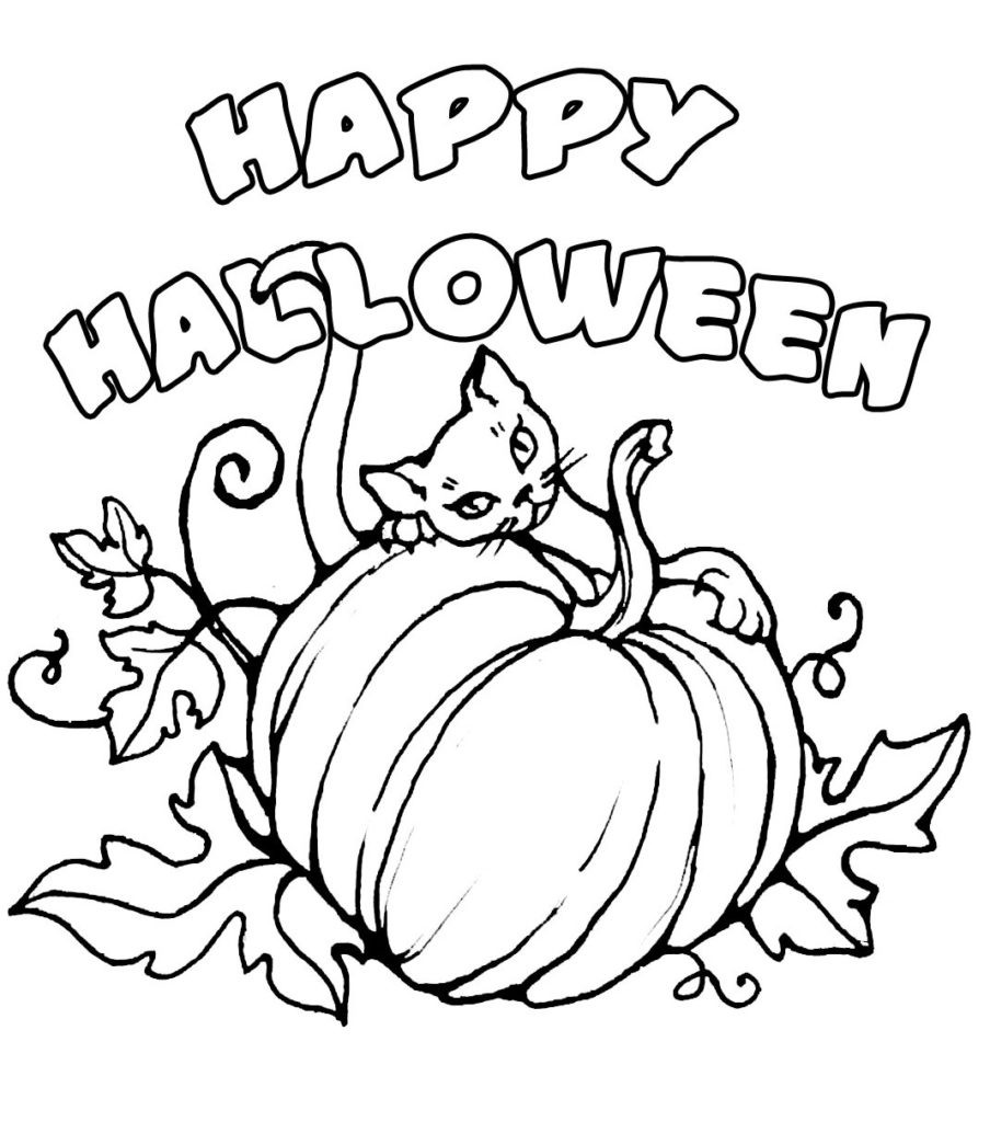 Halloween Coloring Pages Pdf
 Coloring Pages Happy Halloween Coloring Pages