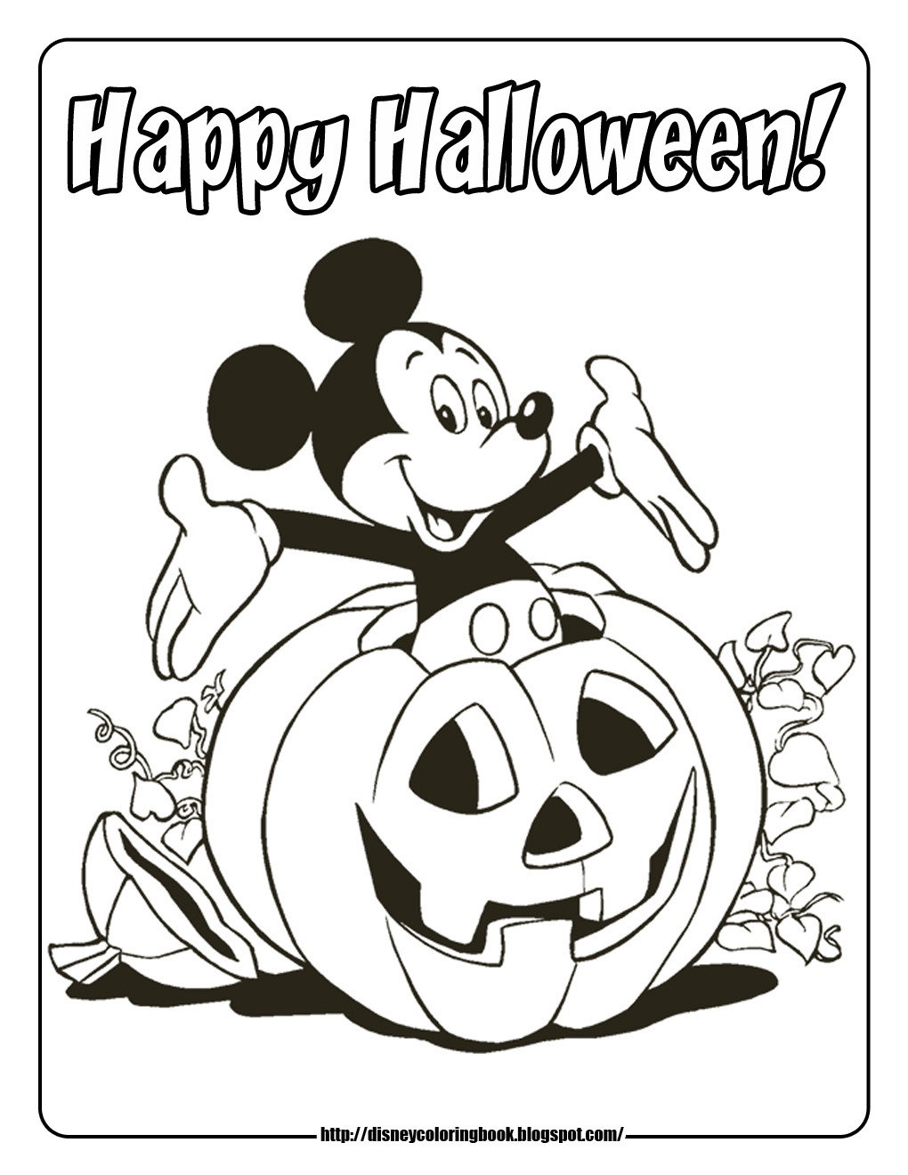 Halloween Coloring Pages Pdf
 disney halloween coloring pages pdf