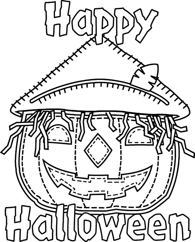 Halloween Coloring Sheet
 Free Printable Halloween Coloring Pages For Kids