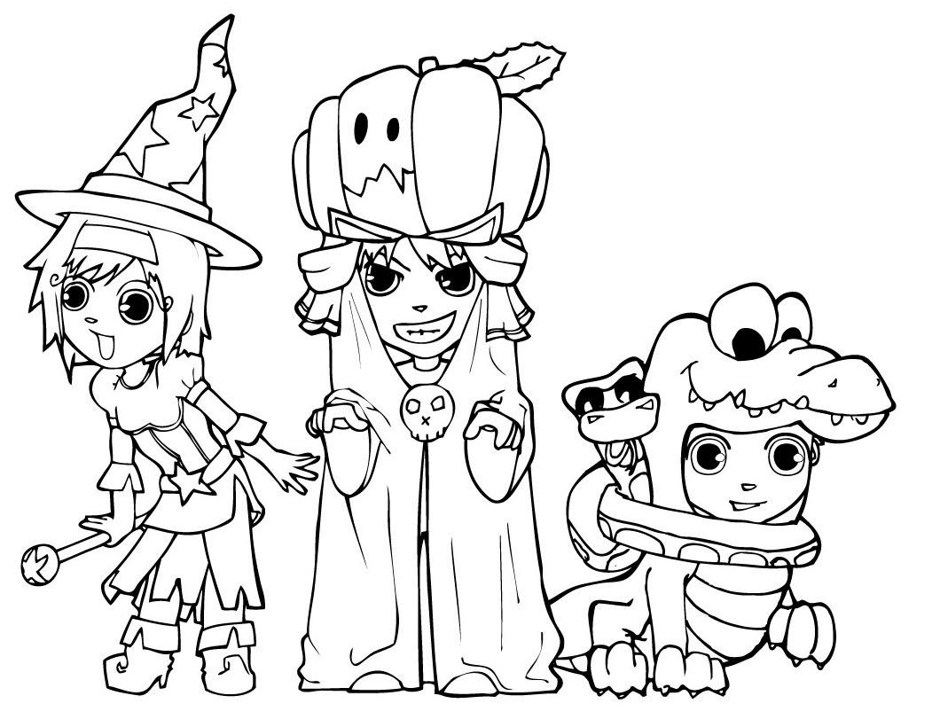 Halloween Coloring Sheet
 HALLOWEEN COLORINGS