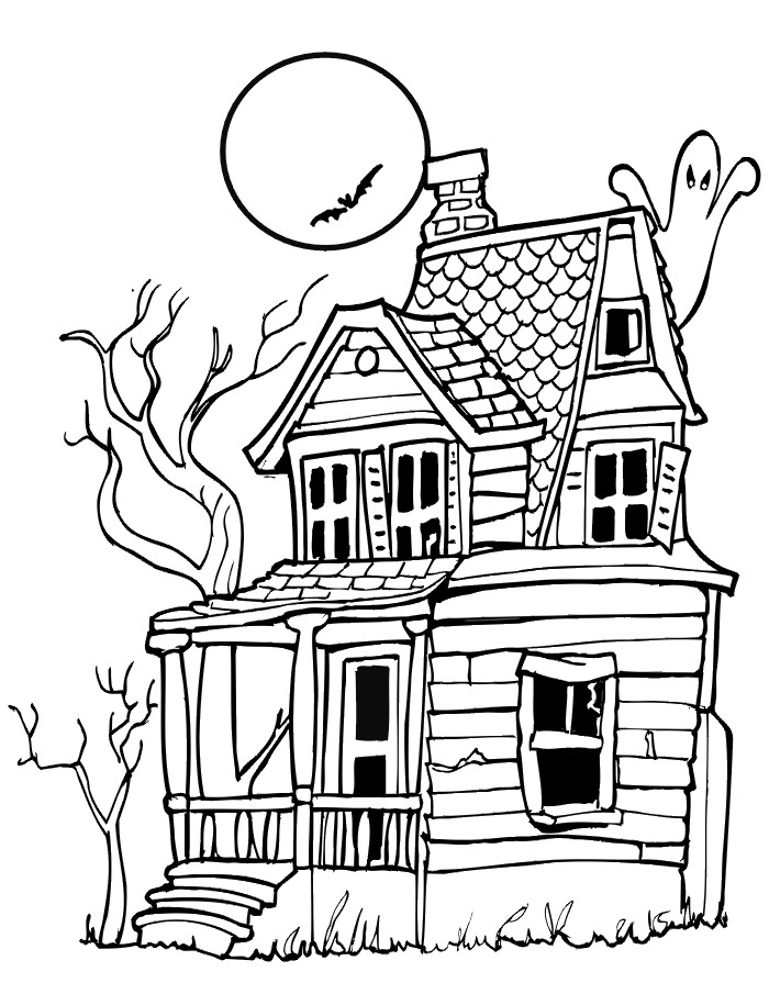 Halloween Coloring Sheet
 24 Free Printable Halloween Coloring Pages for Kids