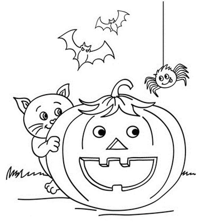 Halloween Coloring Sheet
 Free Printable Halloween Coloring Pages For Kids