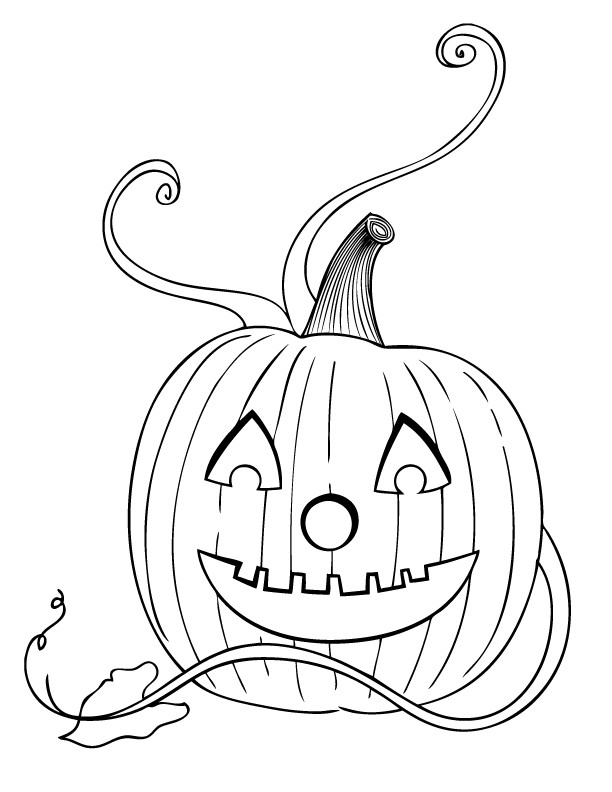 Halloween Pumpkins Coloring Pages
 Free Printable Pumpkin Coloring Pages For Kids