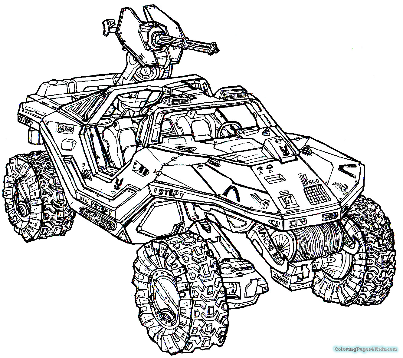 Halo Coloring Book
 Halo 4 Coloring Pages