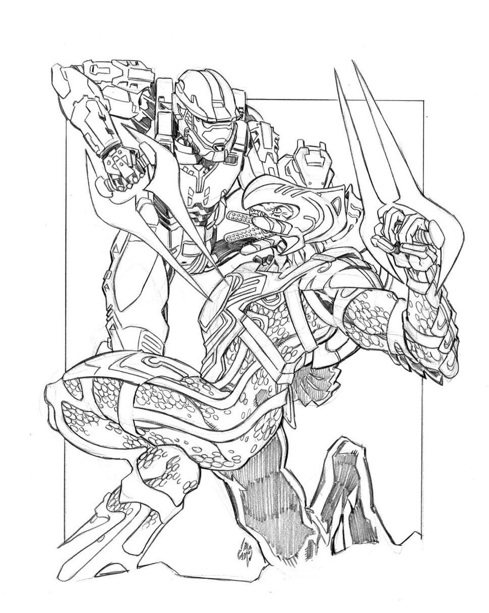 Halo Coloring Book
 Halo Coloring Pages Characters Printable Halo 4 Character