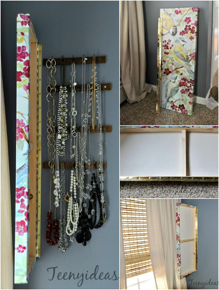 Hanging Jewelry Organizer DIY
 100 DIY Jewelry Organizers & Storage Ideas Full