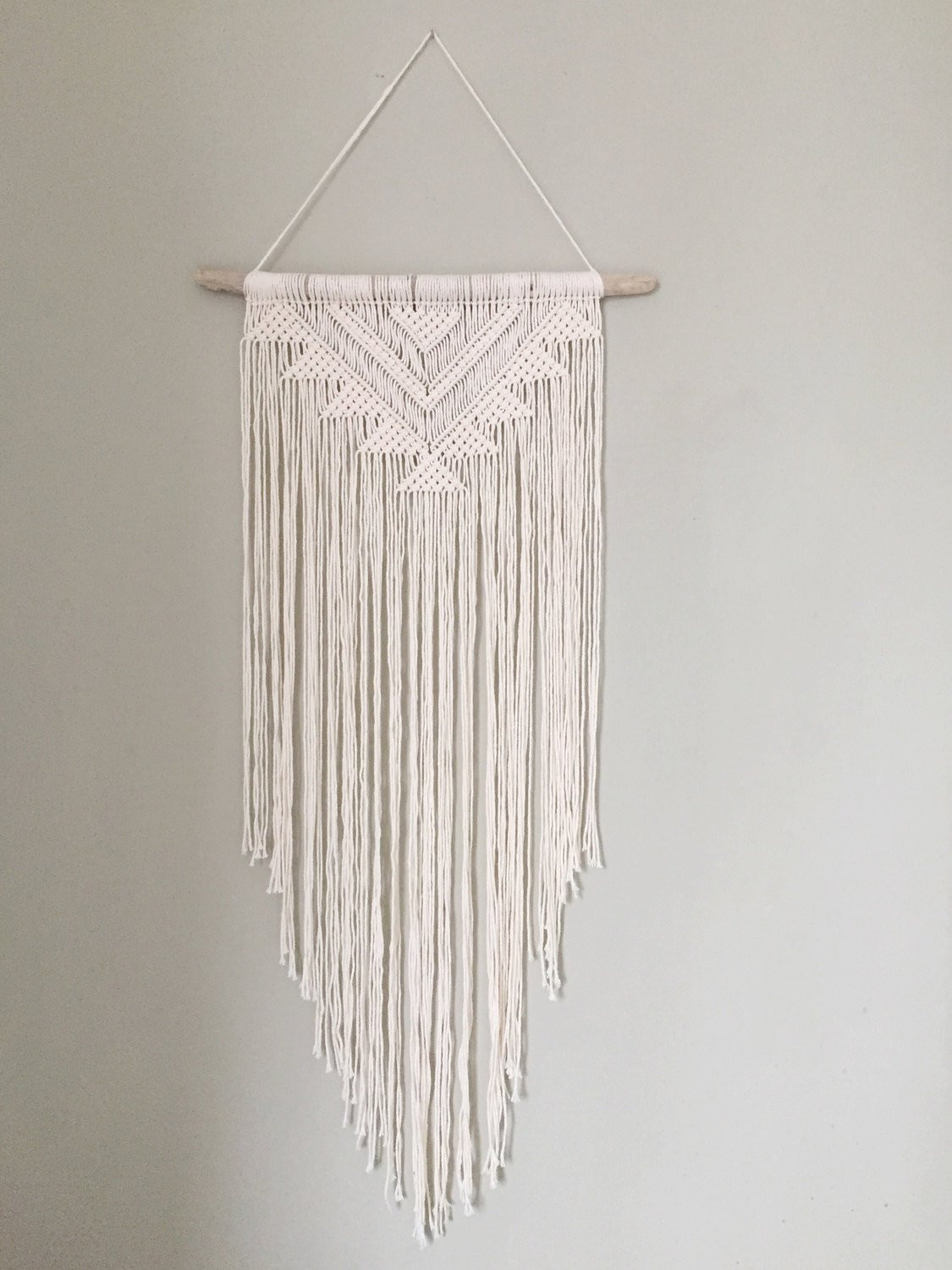 Best ideas about Hanging Wall Art
. Save or Pin Handmade Macrame Wall Hanging Wall Decor Boho Chic Wall Art Now.
