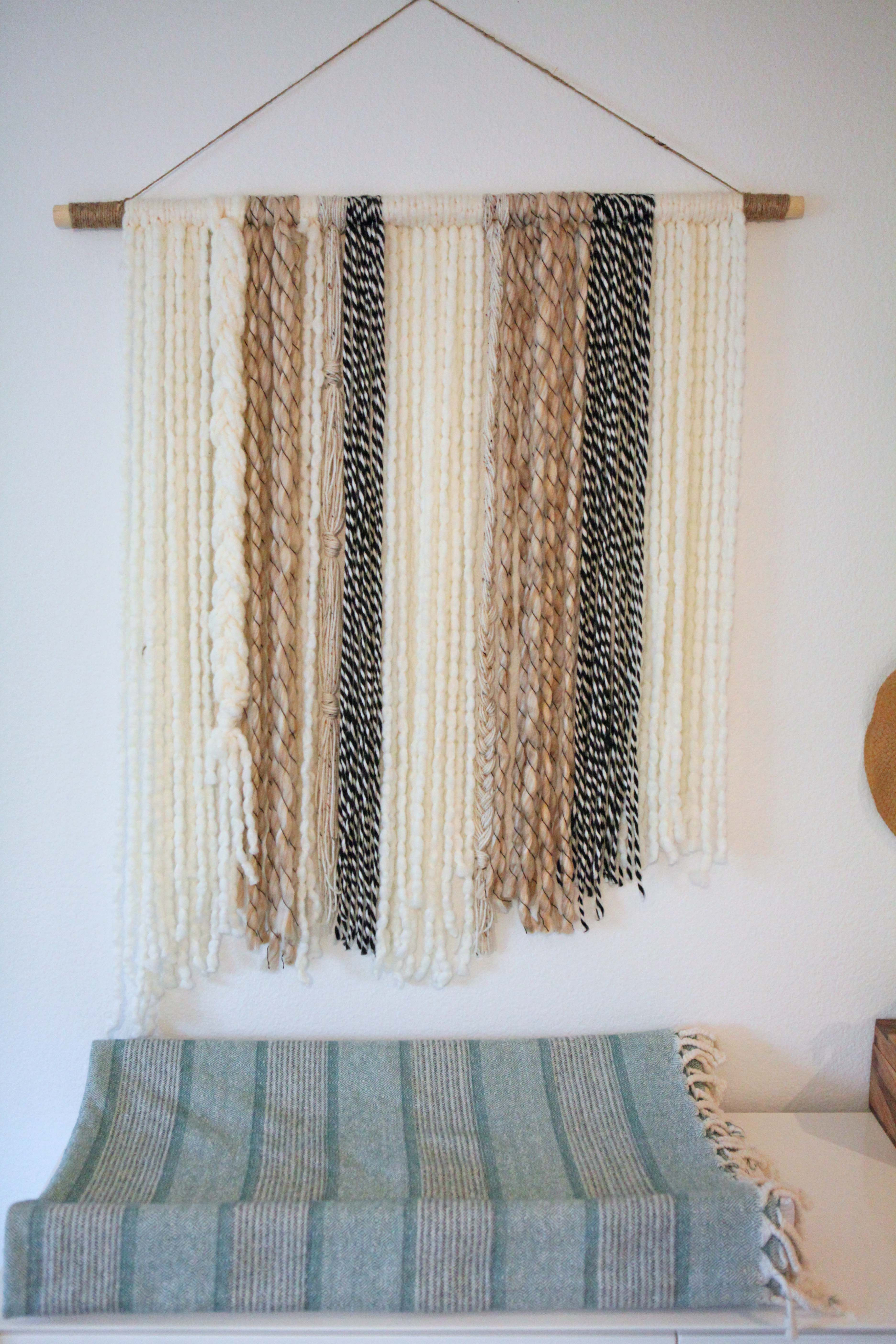Best ideas about Hanging Wall Art
. Save or Pin boho yarn wall art tutorial on LMM Now.