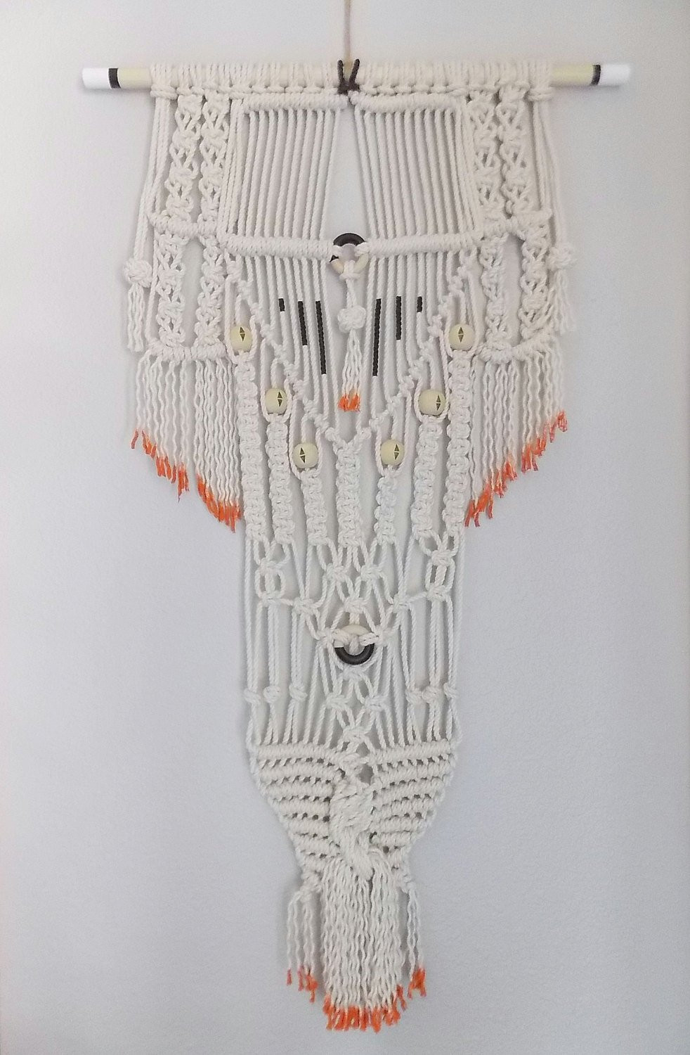 Best ideas about Hanging Wall Art
. Save or Pin Modern Macrame Knotted Wall Hanging no 26 by Himo Now.