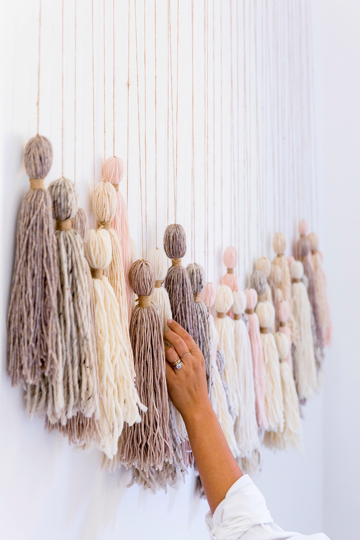 Best ideas about Hanging Wall Art
. Save or Pin DIY Tassel Wall Hanging – Honestly WTF Now.