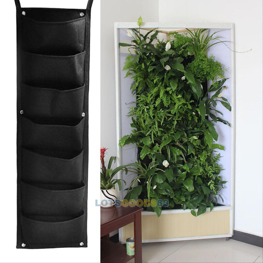 Best ideas about Hanging Wall Planter Indoor
. Save or Pin 7 Pocket Wall Hanging Vertical Garden Planter Bags Indoor Now.