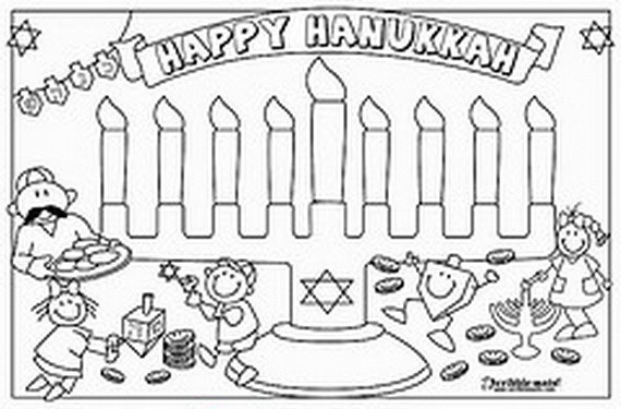 Hanukkah Coloring Pages Printable
 Hanukkah Coloring Pages Menorahs family holiday