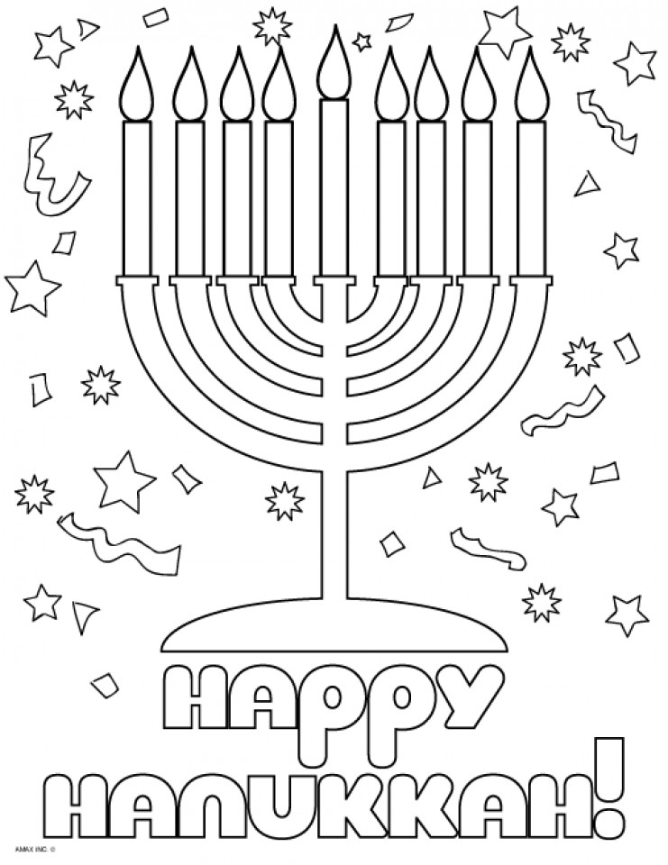 Hanukkah Coloring Pages Printable
 Get This Cute Giraffe Coloring Pages