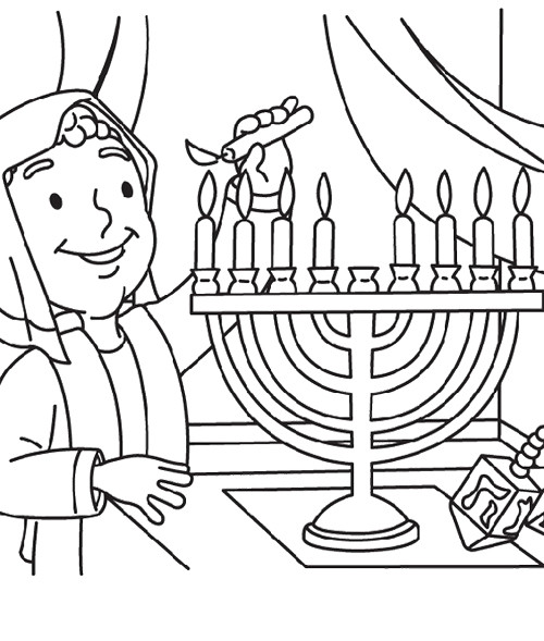 Hanukkah Coloring Pages Printable
 Hanukkah coloring pages free coloring pages for kids 16