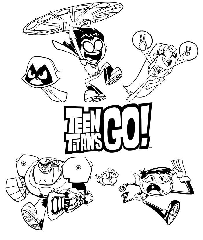 Happy Birthday Coloring Pages For Teens
 24 best Teen titans go images on Pinterest